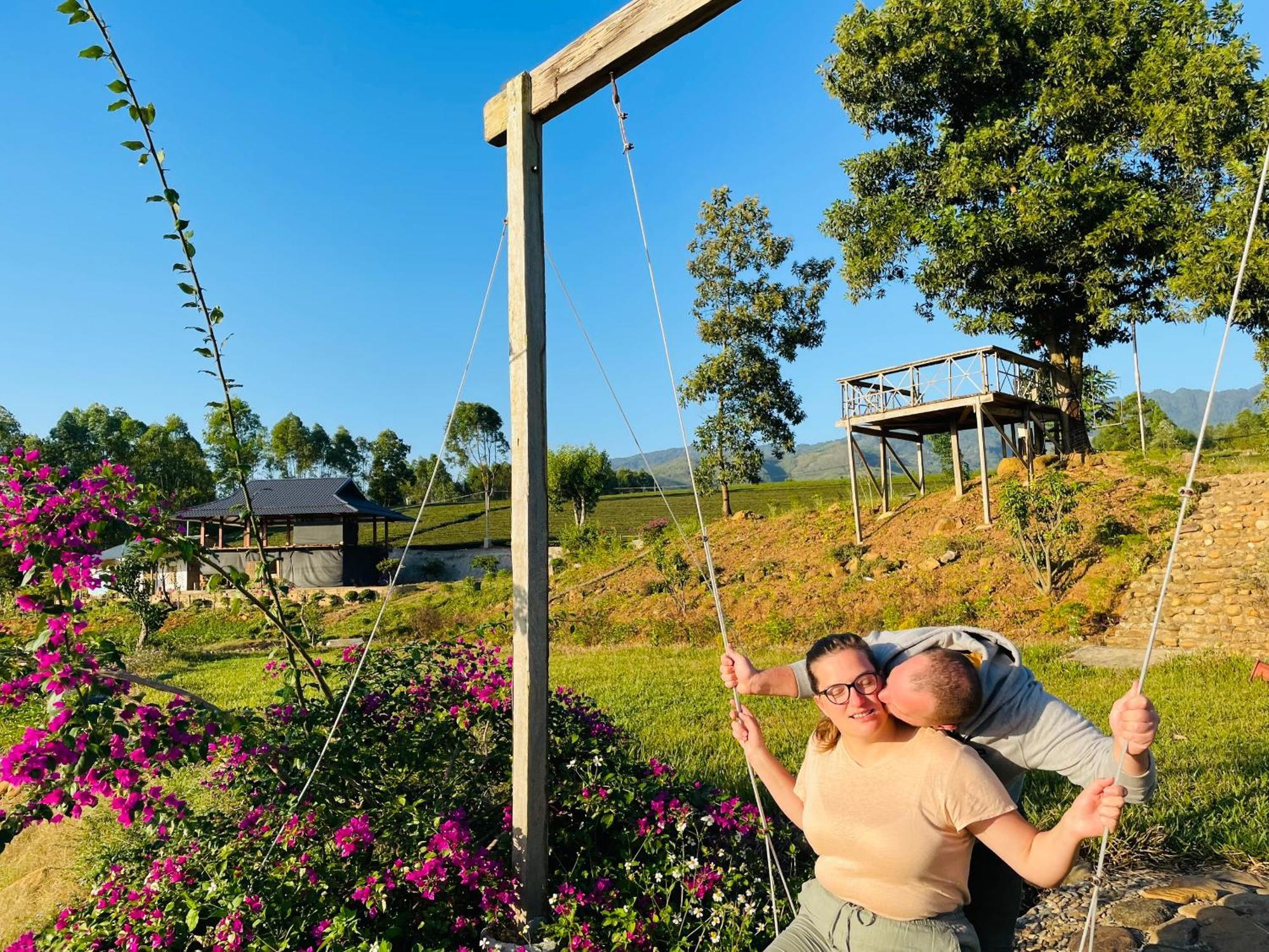 Happy Homestay Nghia Lo Esterno foto